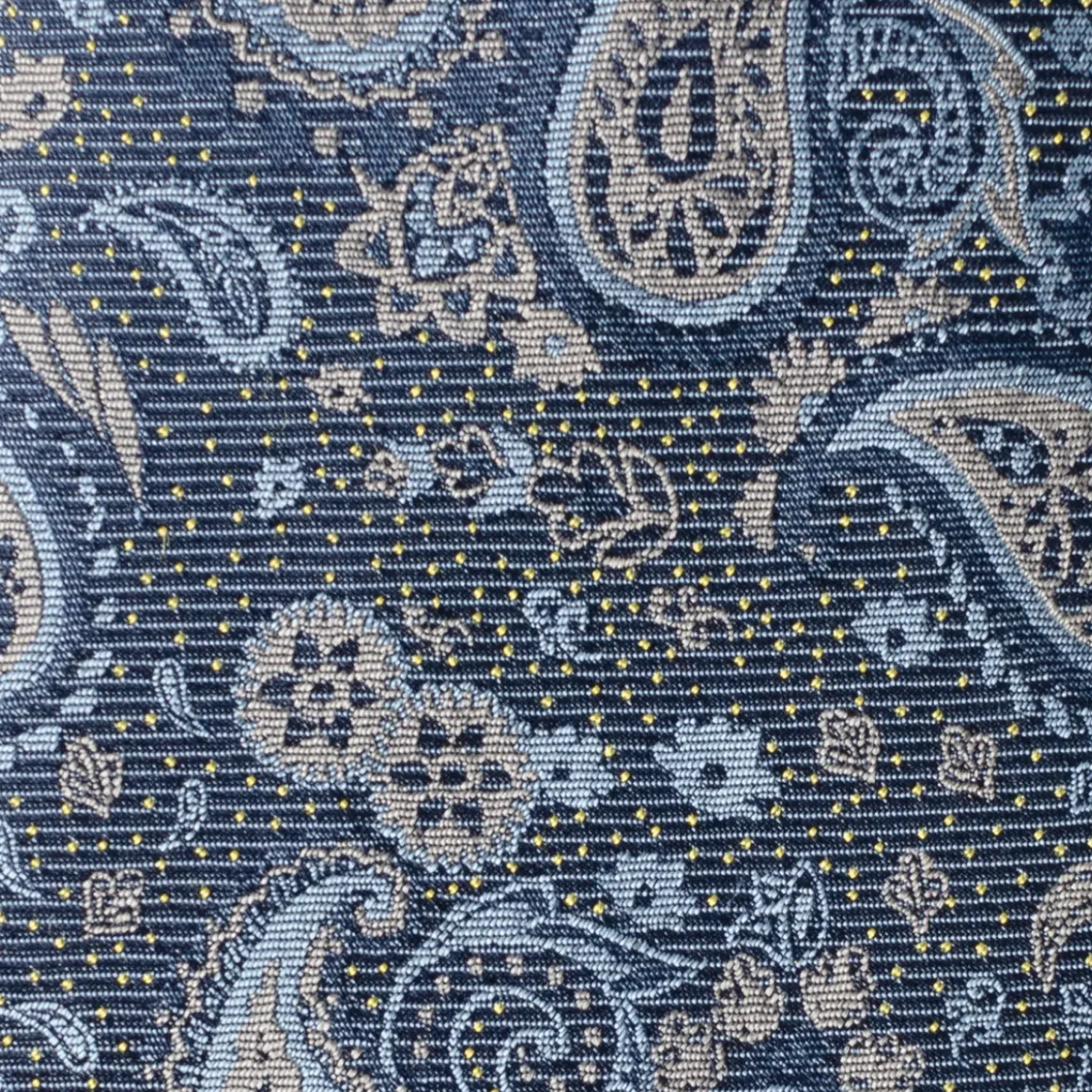 Ox and Bull Trading Co. Blue & Gray Paisley Men's Tie