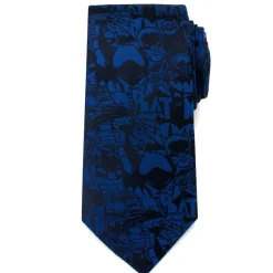 DC Comics Blue Batman Comic Tie