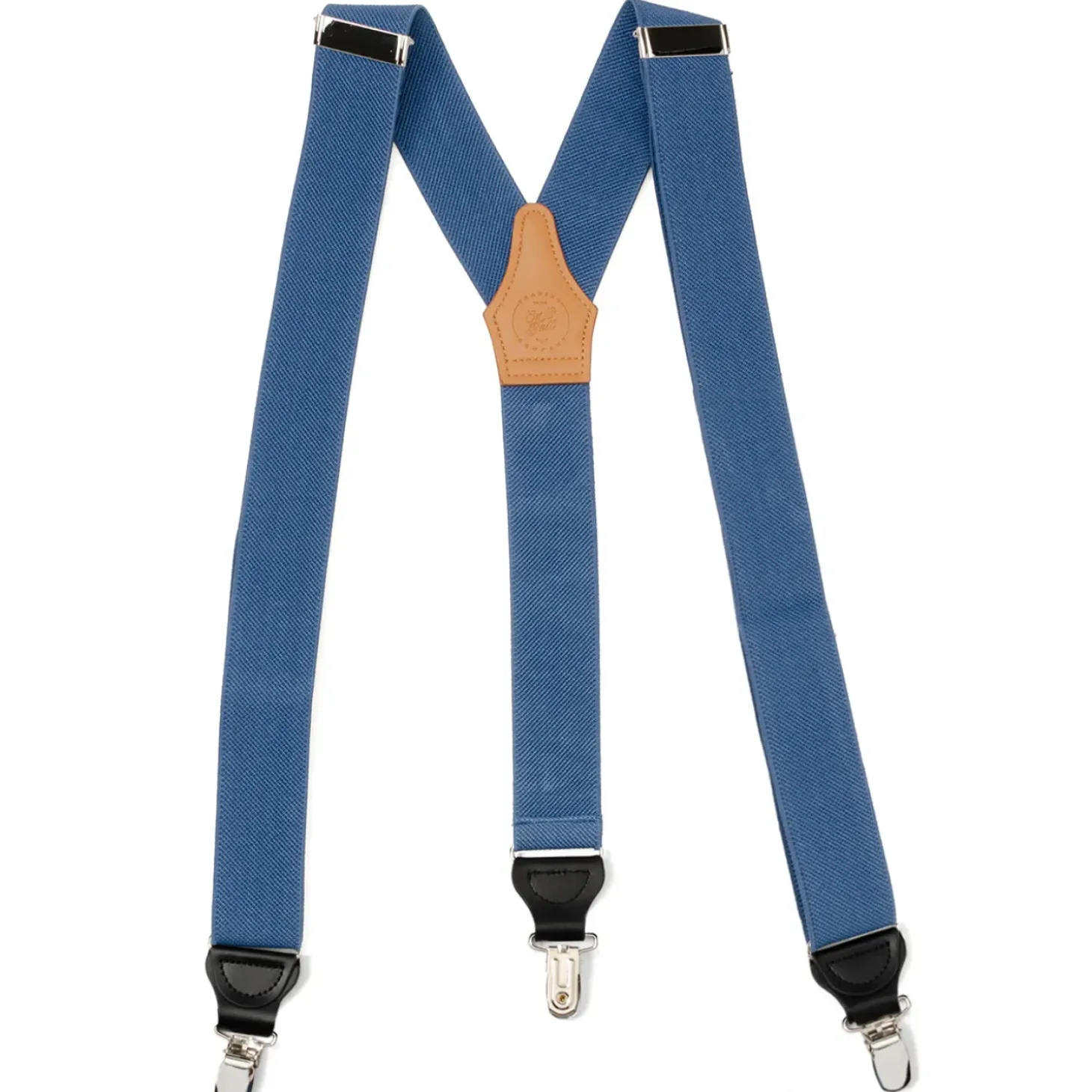 Ox and Bull Trading Co. Blue Clip Suspenders