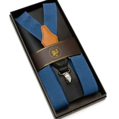 Ox and Bull Trading Co. Blue Clip Suspenders