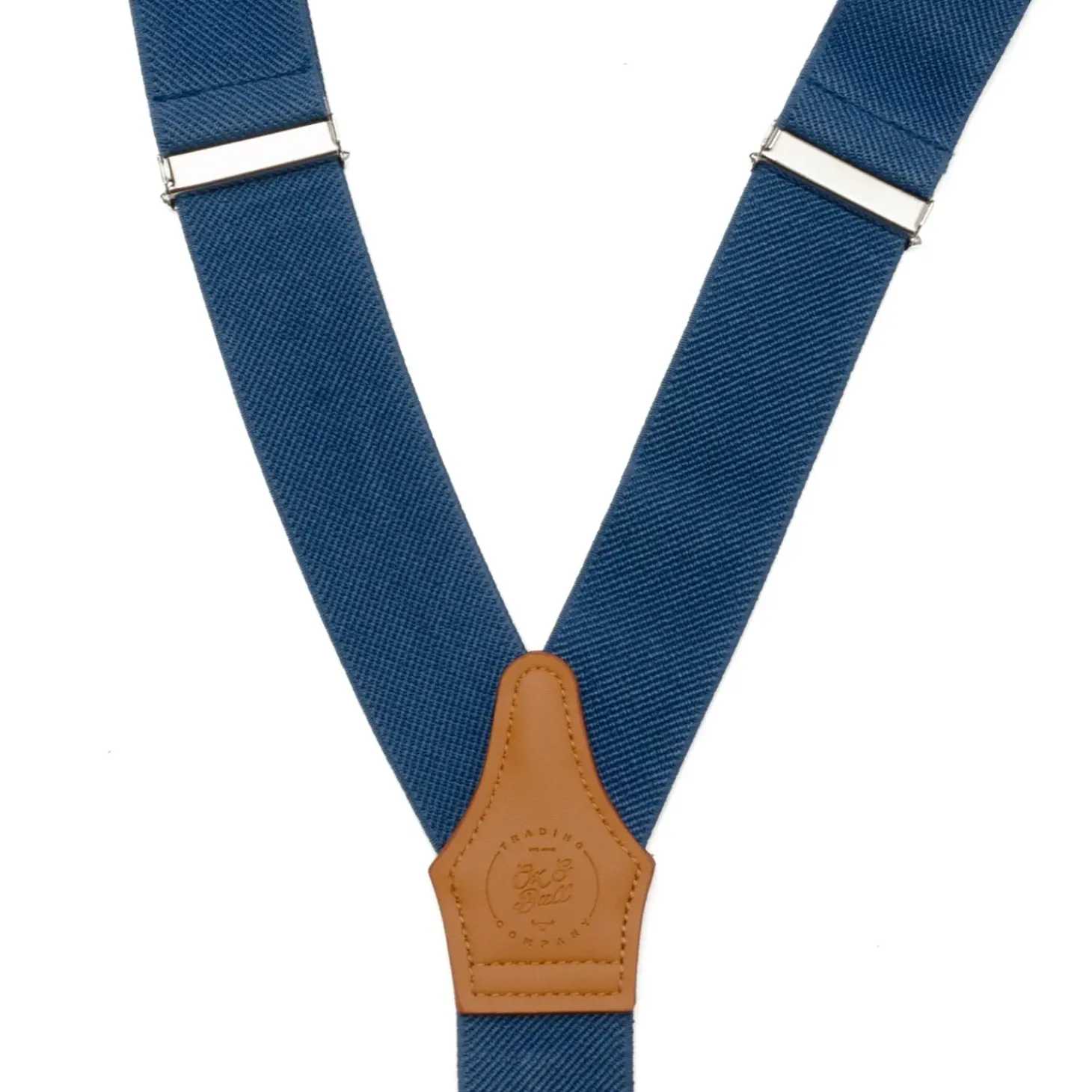 Ox and Bull Trading Co. Blue Clip Suspenders