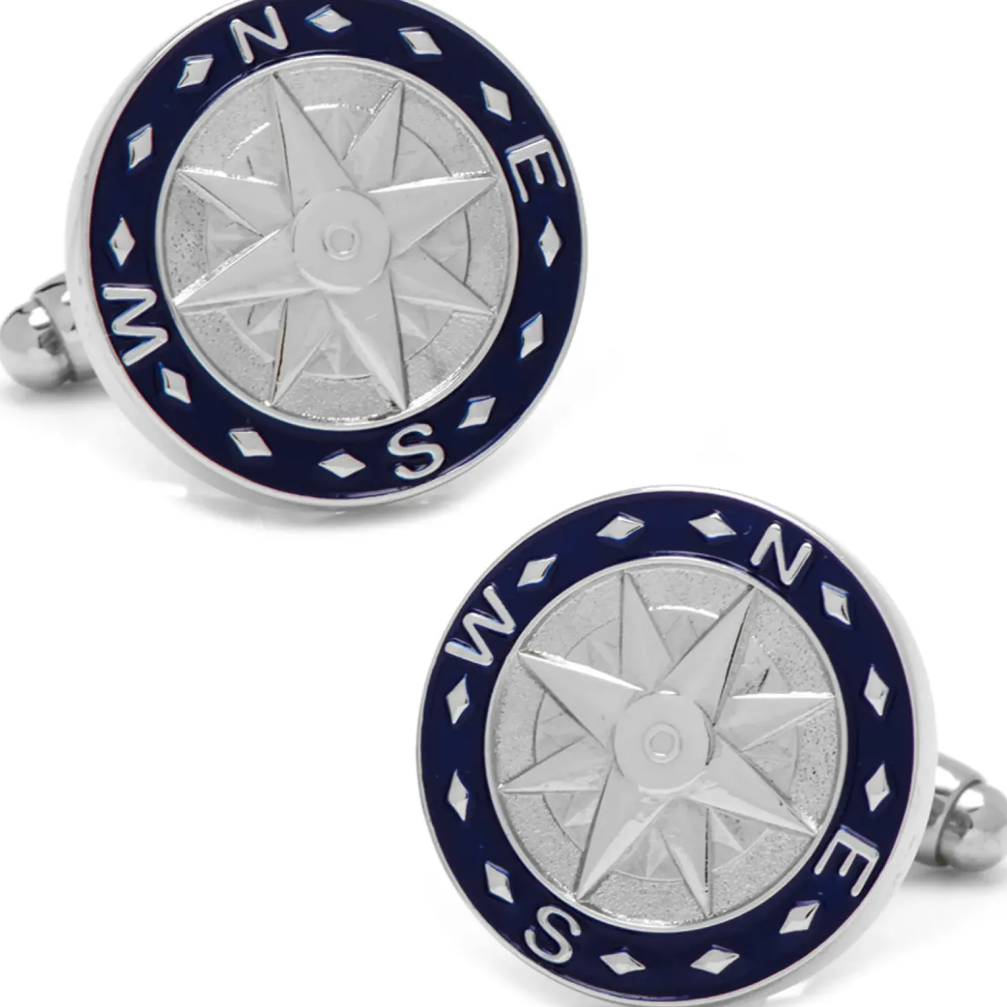 Cufflinks, Inc. Blue Compass Cufflinks