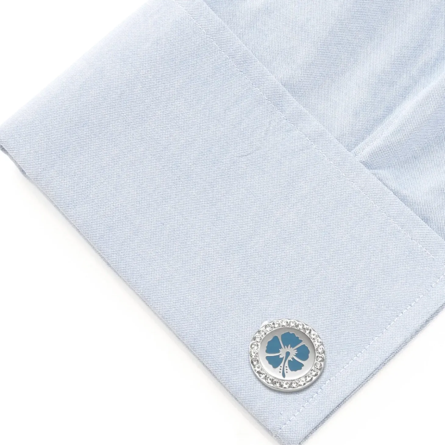 Cufflinks, Inc. Blue Flower Cufflinks