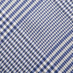Ox and Bull Trading Co. Blue Glen Plaid Silk Tie