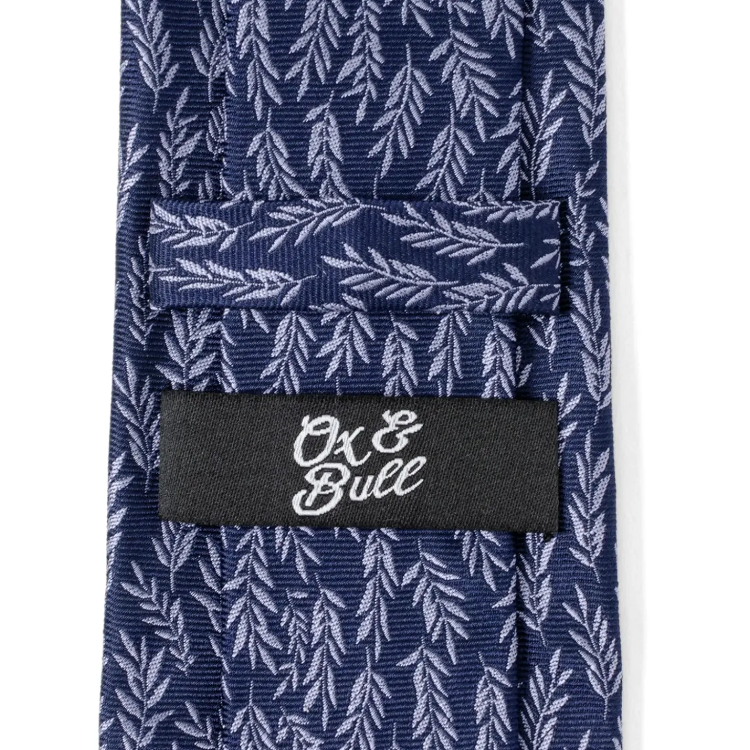 Ox and Bull Trading Co. Blue Leaf Men's Tie