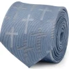 Cufflinks, Inc. Blue Textured Cross Men's Tie