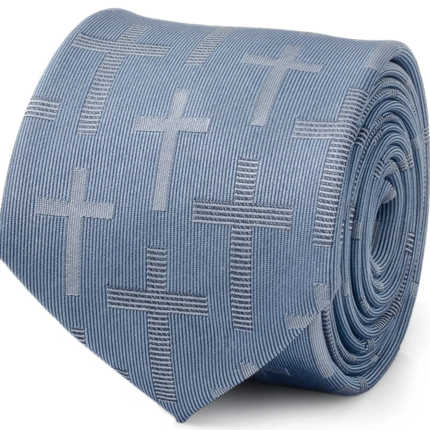 Cufflinks, Inc. Blue Textured Cross Men's Tie
