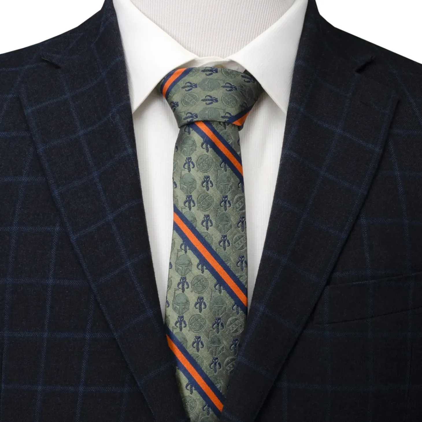 Star Wars Boba Fett Green Men's Tie