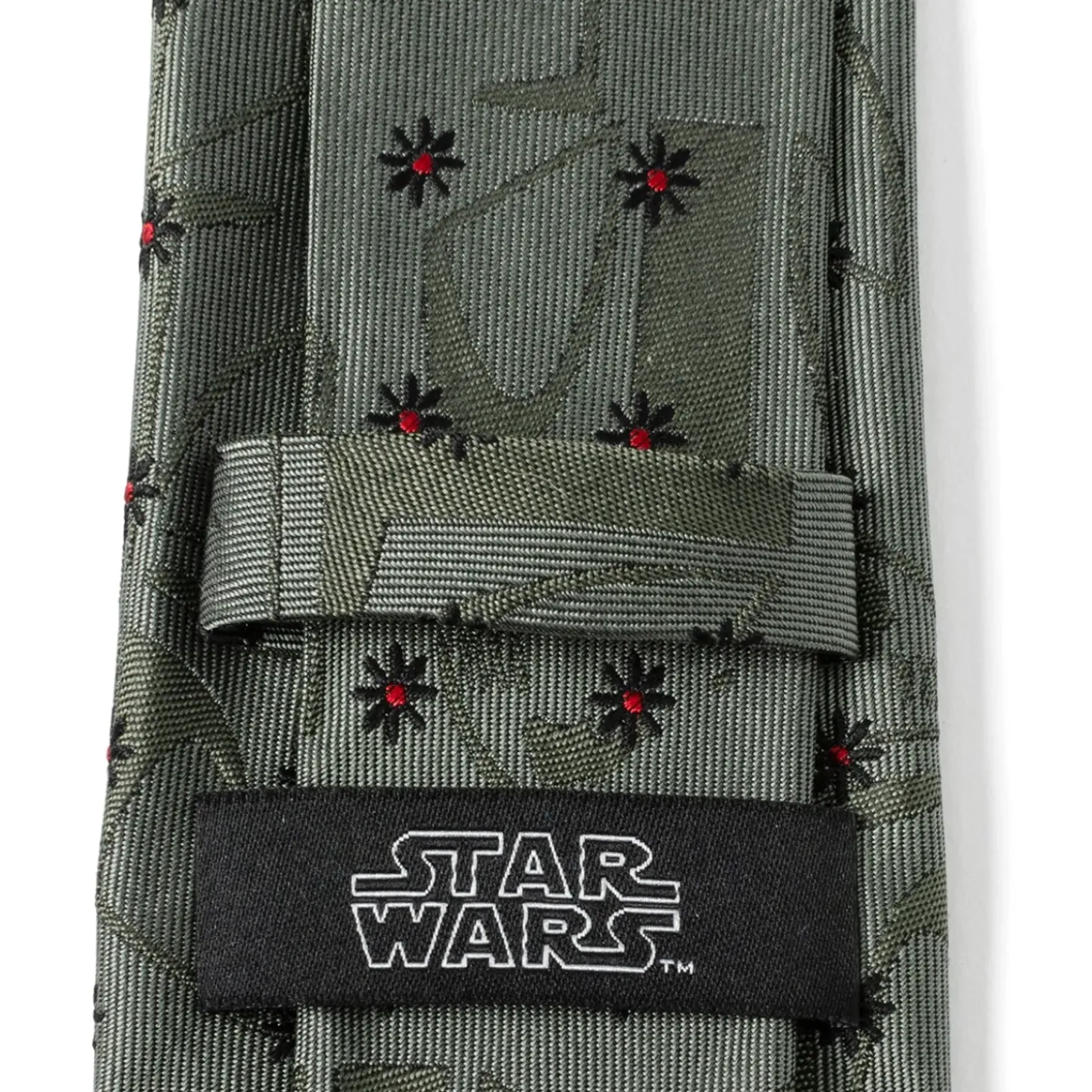 Star Wars Boba Fett Green Motif Men's Tie