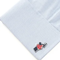 MLB Boston Red Sox State Shaped Cufflinks