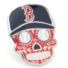 MLB Boston Red Sox Sugar Skull Lapel Pin