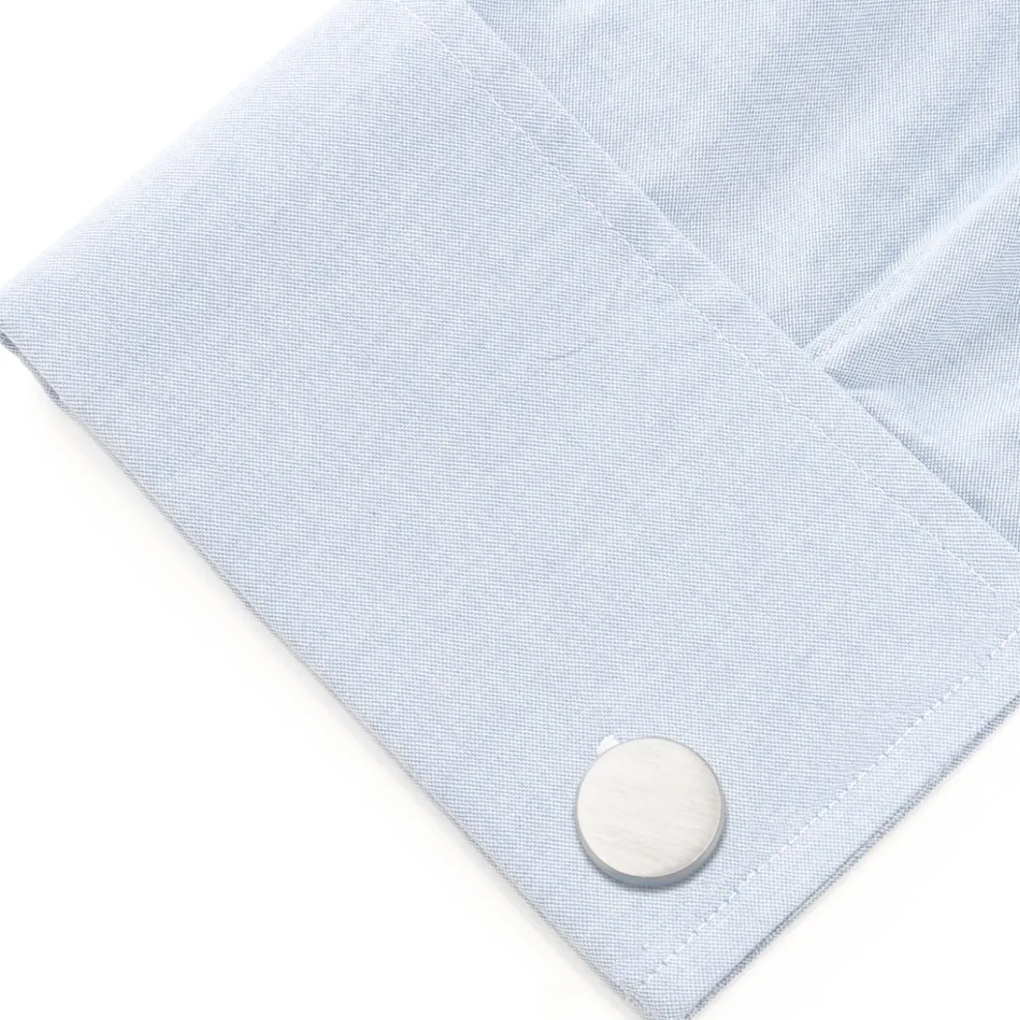 Ox and Bull Trading Co. Brushed Stainless Steel Cufflinks
