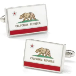 Cufflinks, Inc. California State Flag Cufflinks