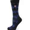 Marvel Captain America Argyle Blue Men's Socks