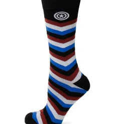 Marvel Captain America Chevron Stripe Men's Socks
