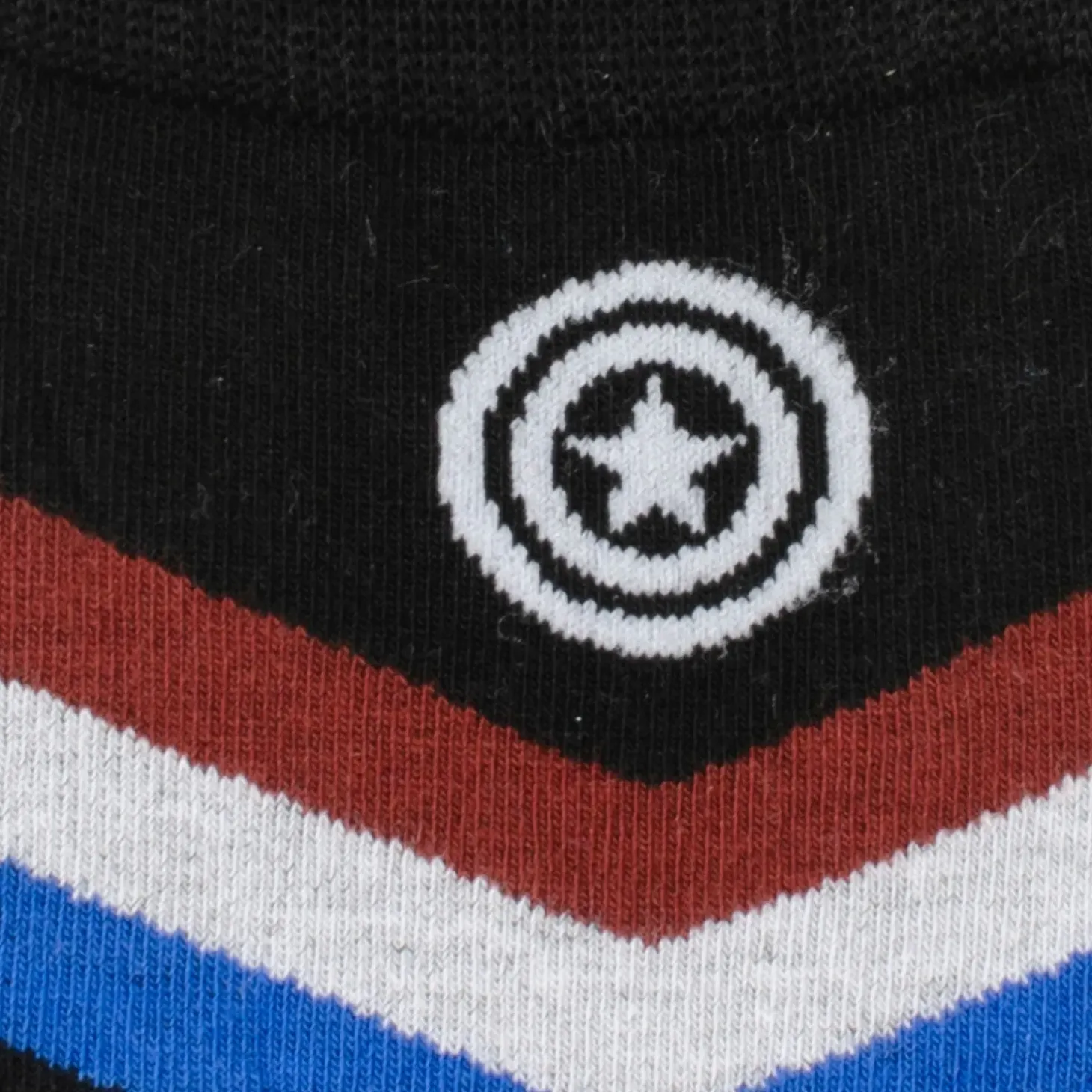 Marvel Captain America Chevron Stripe Men's Socks