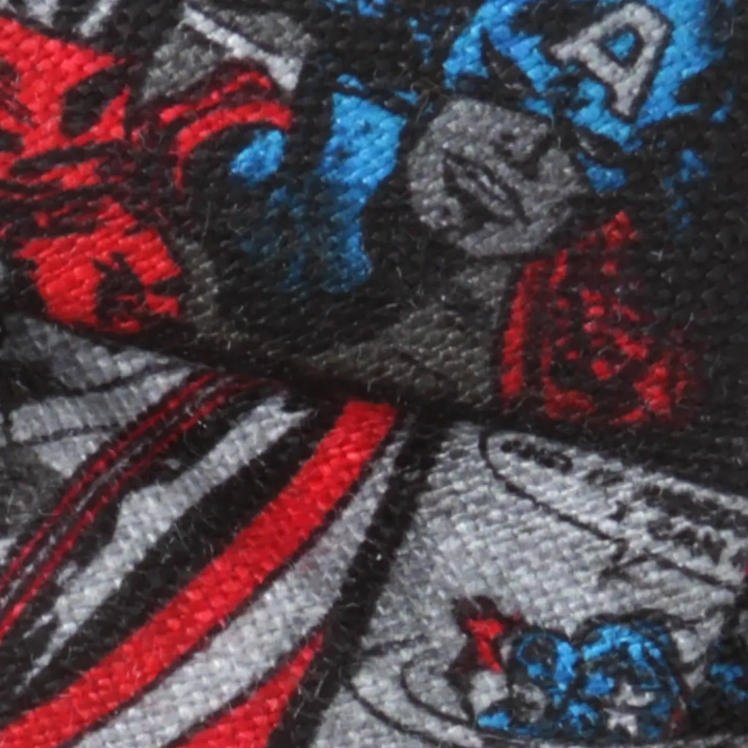 Marvel Captain America Comic Gray Men's Bow Tie