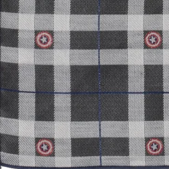 Marvel Captain America Gray Plaid Pocket Square