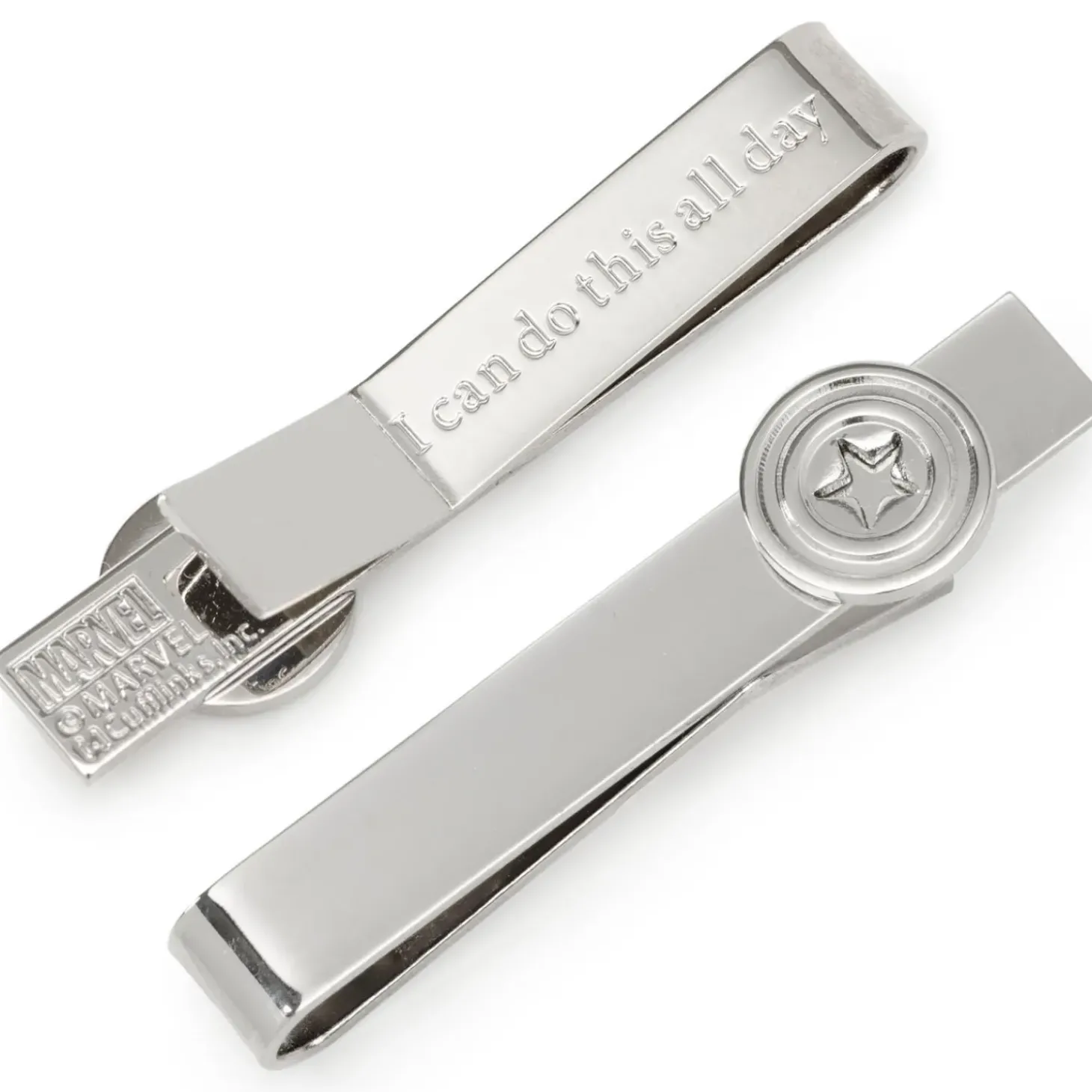 Marvel Captain America Hidden Message Tie Bar