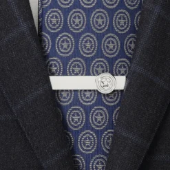 Marvel Captain America Hidden Message Tie Bar