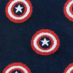 Marvel Captain America Navy Ankle Socks