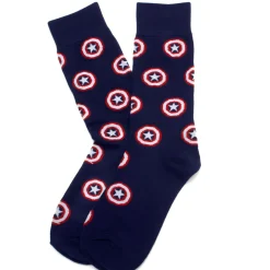 Marvel Captain America Navy Socks