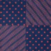 Marvel Captain America Shield Navy Pocket Square