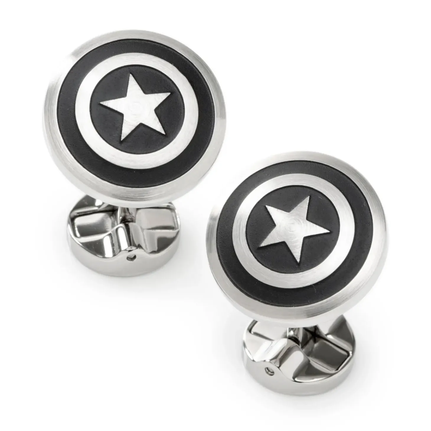 Marvel Captain America Shield Stainless Steel Cufflinks