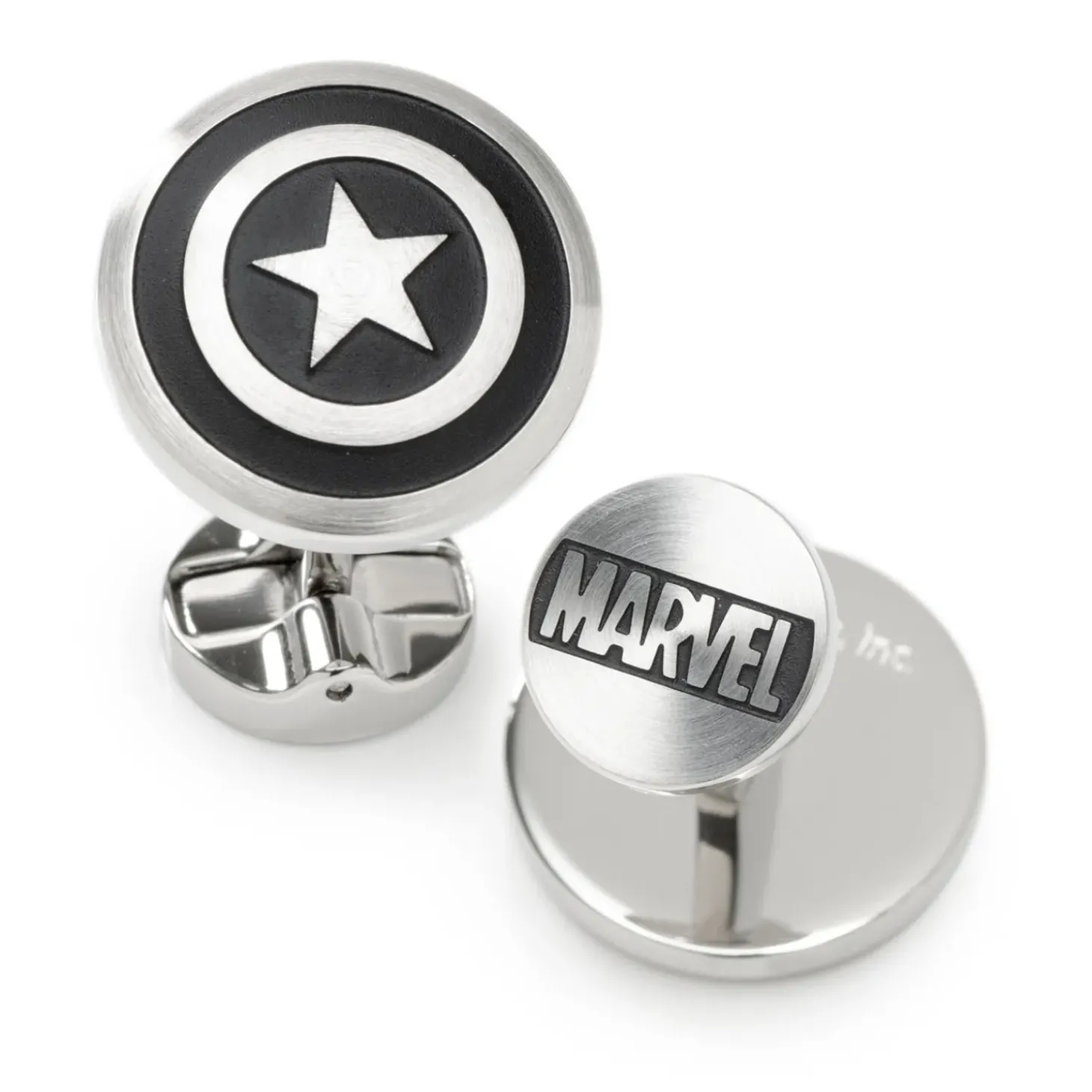 Marvel Captain America Shield Stainless Steel Cufflinks