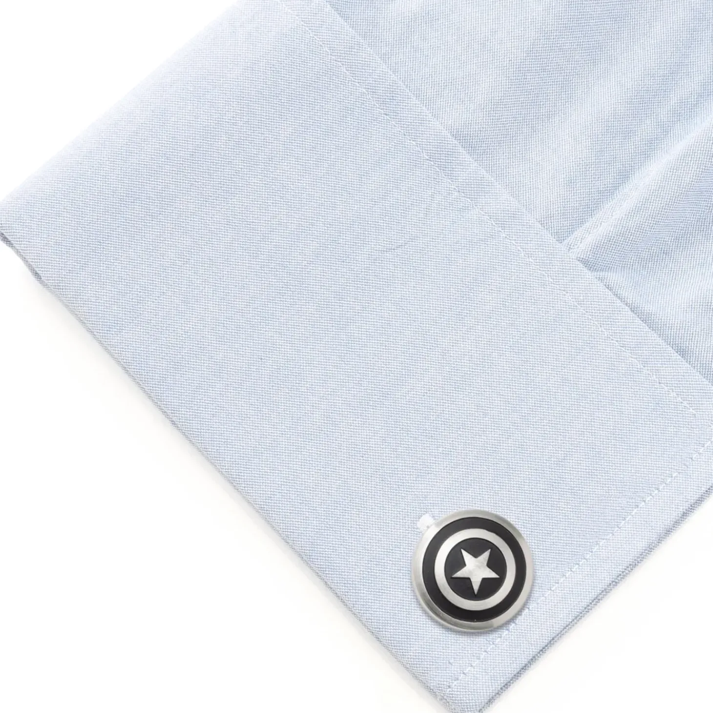 Marvel Captain America Shield Stainless Steel Cufflinks