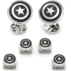 Marvel Captain America Shield Stainless Steel Stud Set