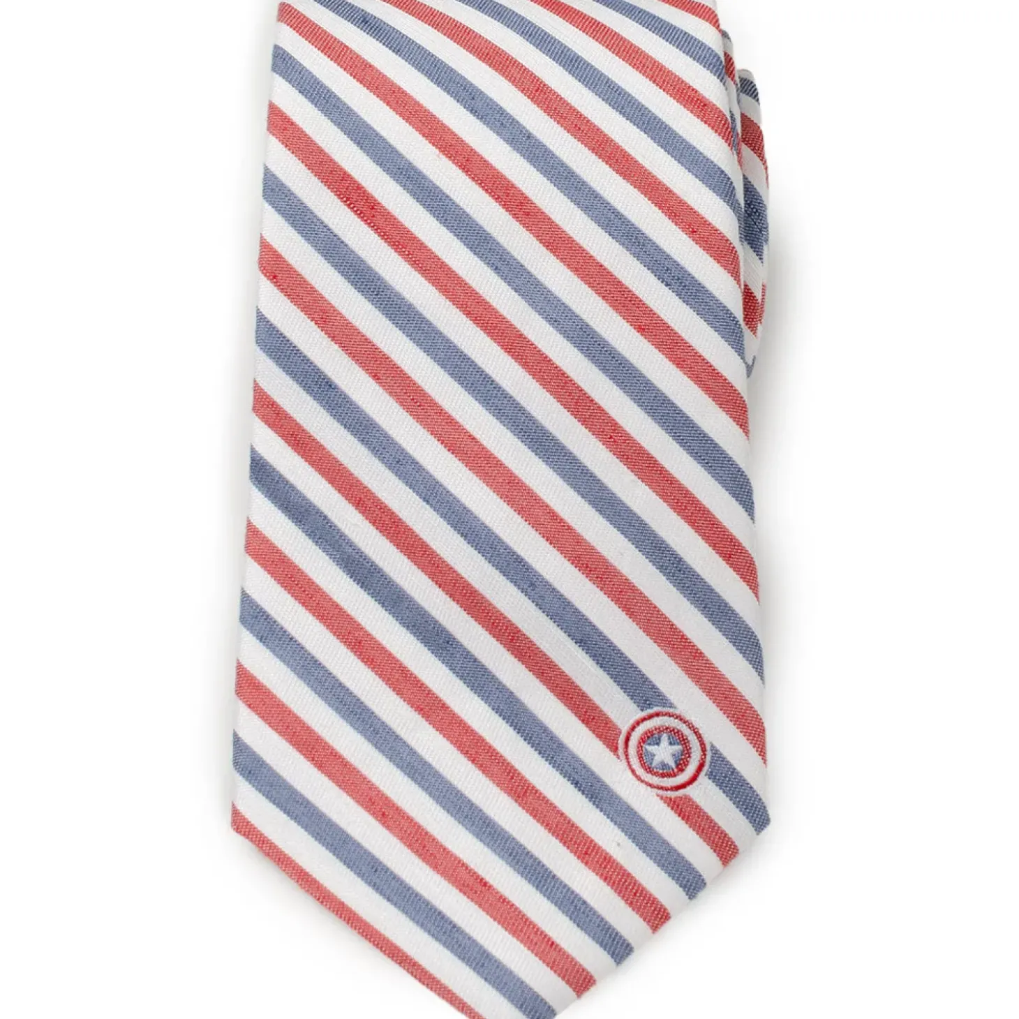 Marvel Captain America Striped White Men's Tie