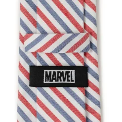 Marvel Captain America Striped White Men's Tie