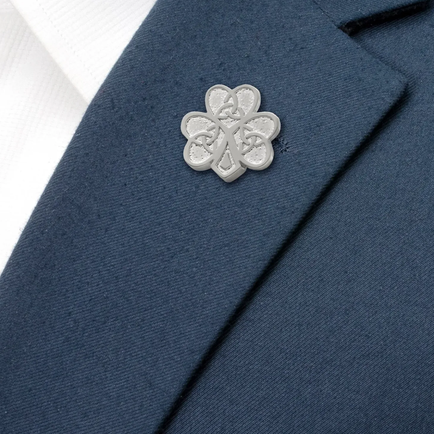 Cufflinks, Inc. Celtic Knot Shamrock Lapel Pin