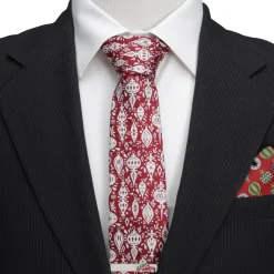 Cufflinks, Inc. Christmas Wrap Red Men's Tie