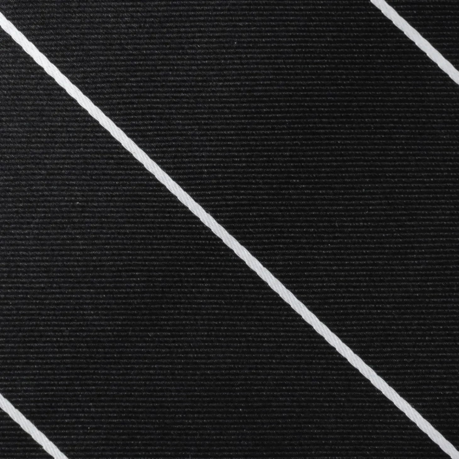 Ox and Bull Trading Co. Classic Black Striped Silk Men's Tie
