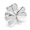 Ox and Bull Trading Co. Clover Stainless Steel Lapel Pin