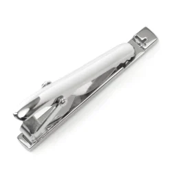 Ox and Bull Trading Co. Cross Cutout Stainless Steel Tie Clip