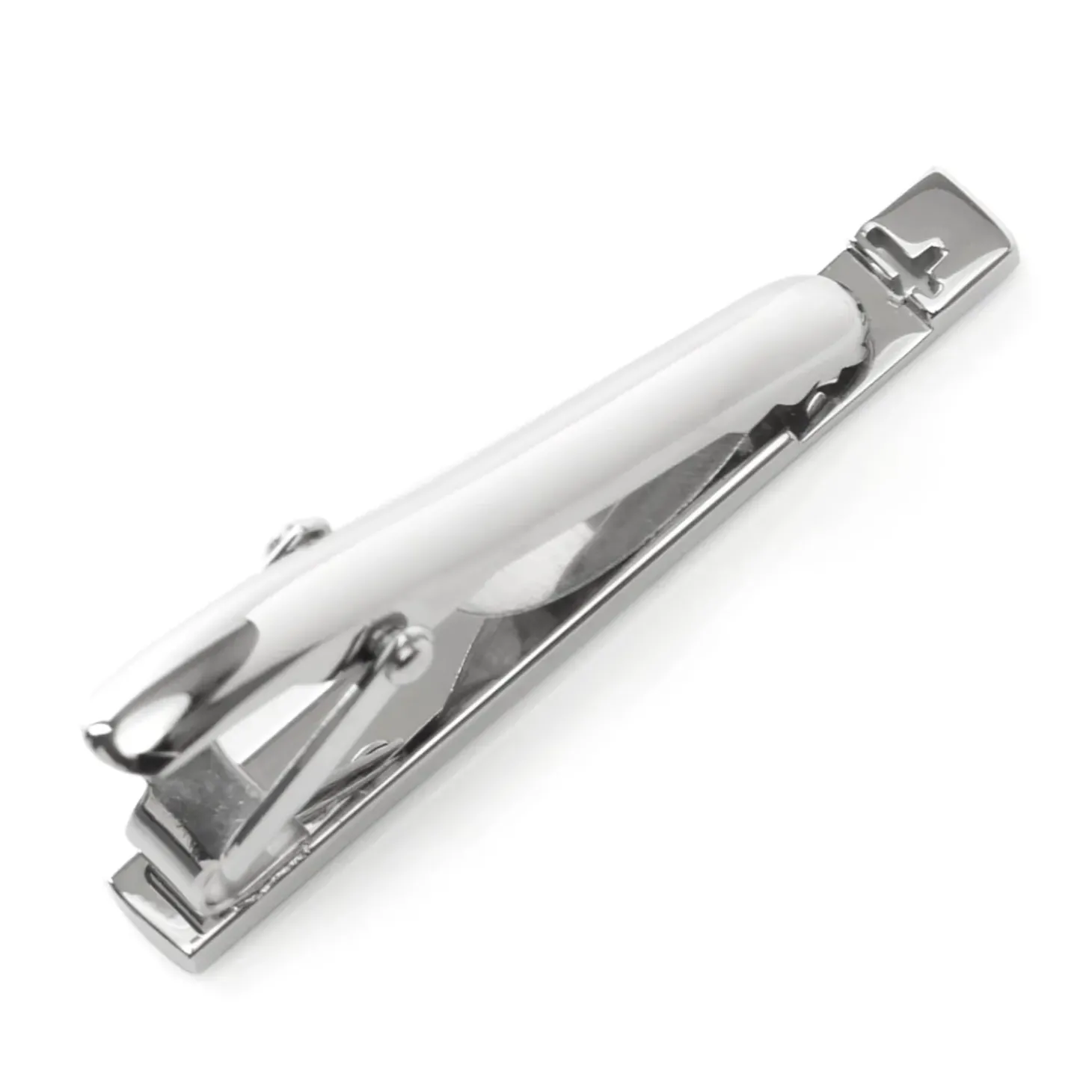 Ox and Bull Trading Co. Cross Cutout Stainless Steel Tie Clip