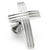 Ox and Bull Trading Co. Cross Stainless Steel Lapel Pin