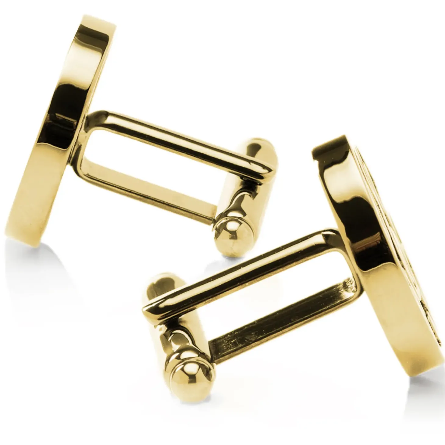 Cufflinks, Inc. Crypto Bitcoin Debossed Cufflink