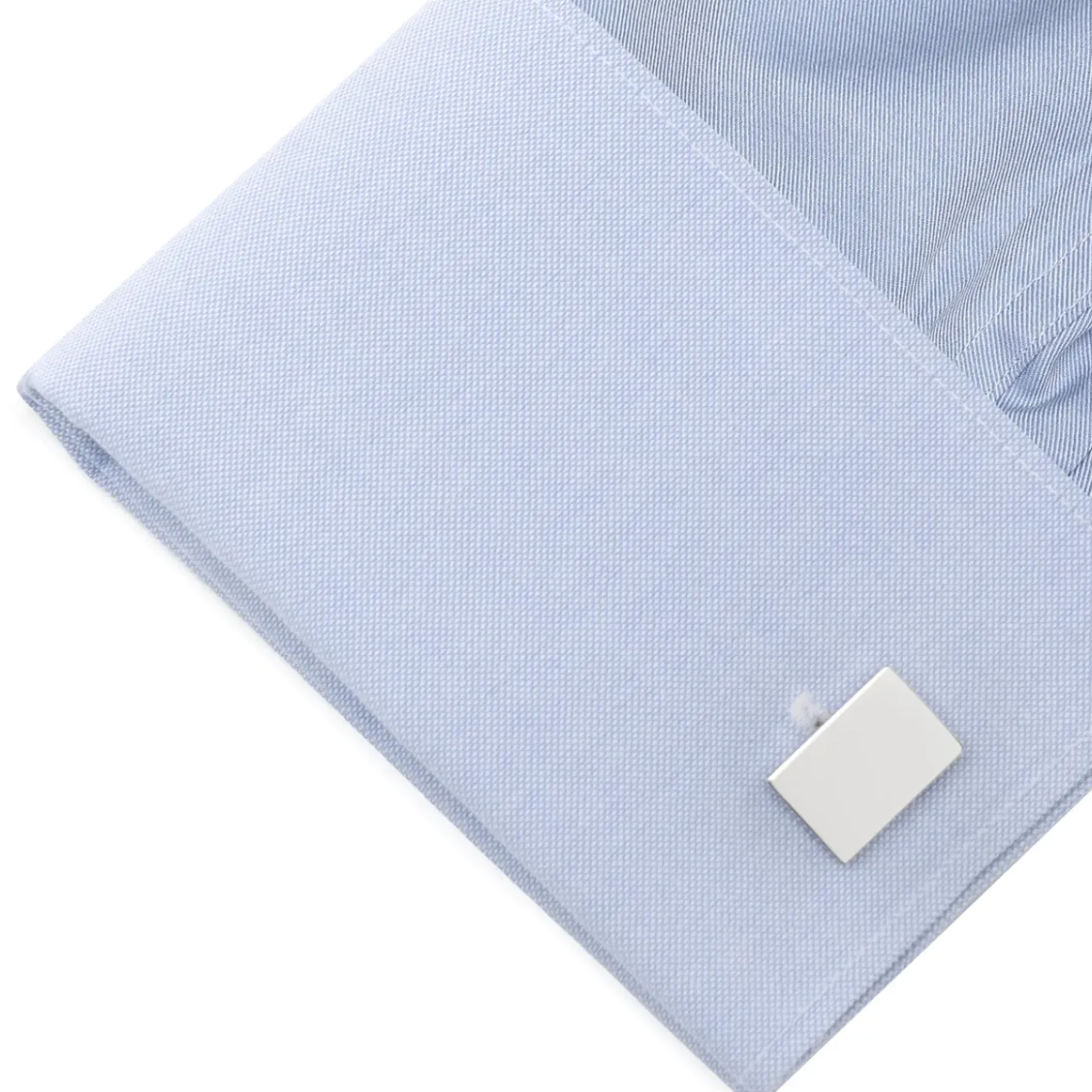 Ox and Bull Trading Co. Custom Engraved Block Photo Cufflinks