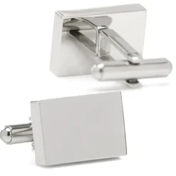 Ox and Bull Trading Co. Custom Engraved Block Photo Cufflinks