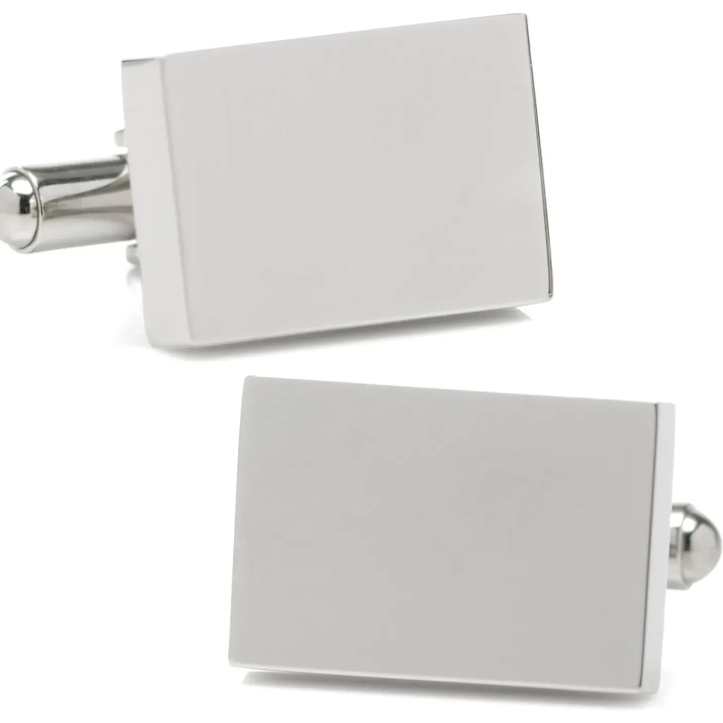 Ox and Bull Trading Co. Custom Engraved Block Photo Cufflinks
