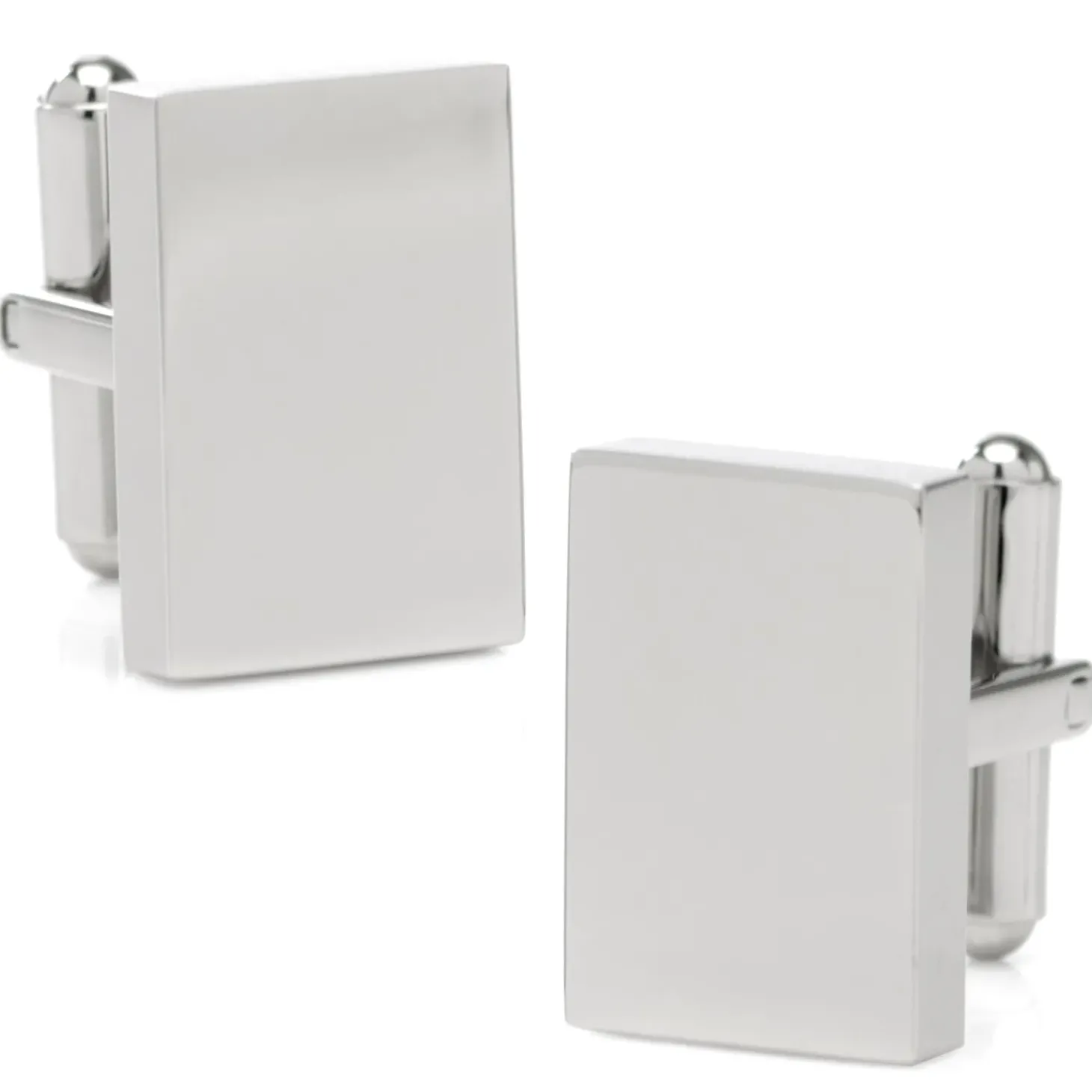 Ox and Bull Trading Co. Custom Engraved Block Photo Cufflinks