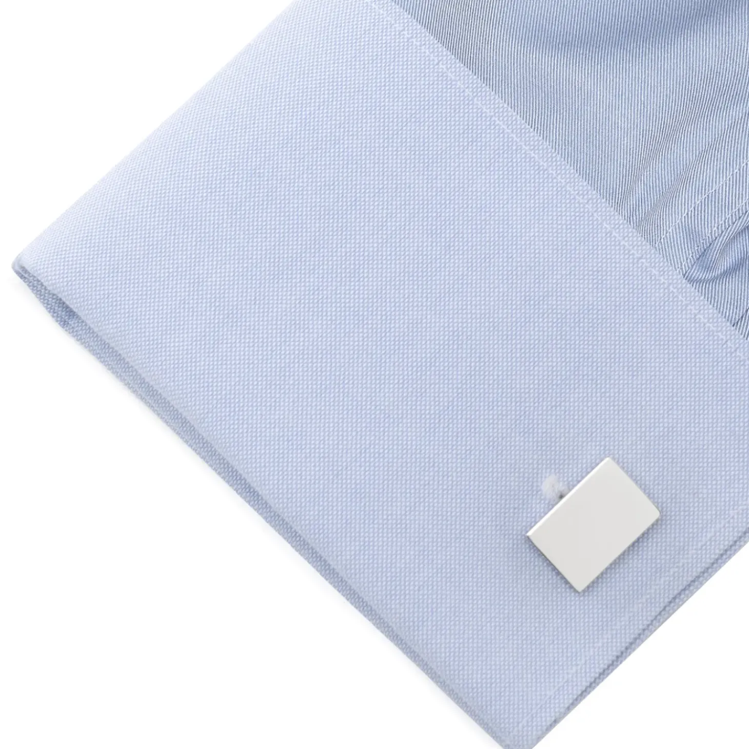 Ox and Bull Trading Co. Custom Engraved Block Photo Cufflinks