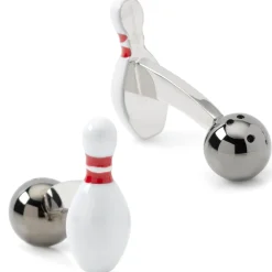 Cufflinks, Inc. 3D Bowling Pin & Ball Cufflinks