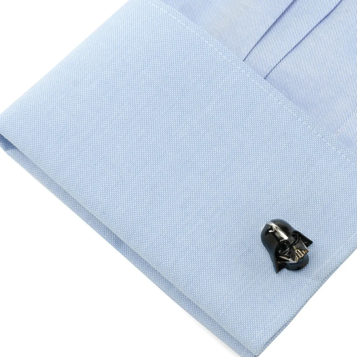 Star Wars 3D Darth Vader Satin Black Cufflinks