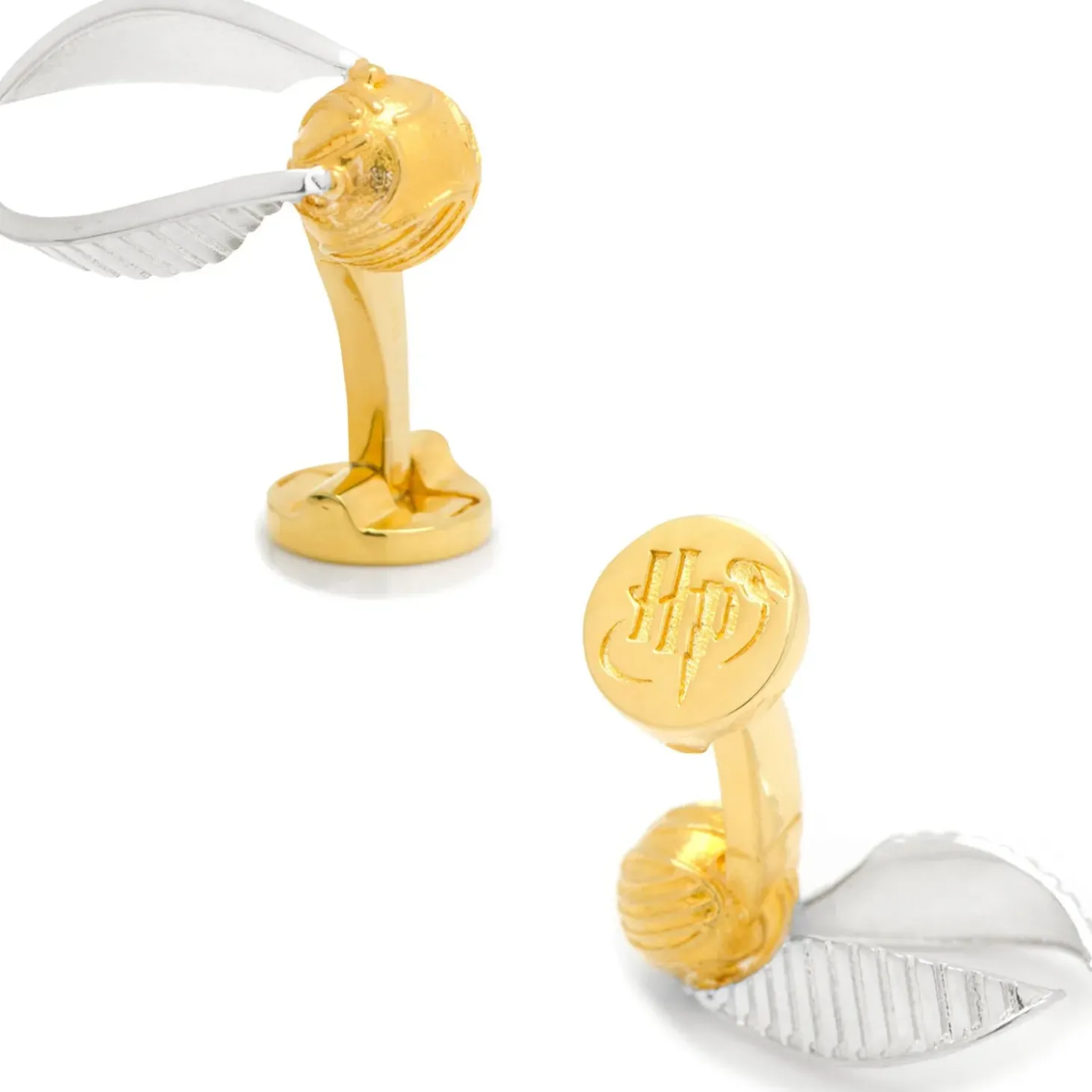 Harry Potter 3D Golden Snitch Cufflinks