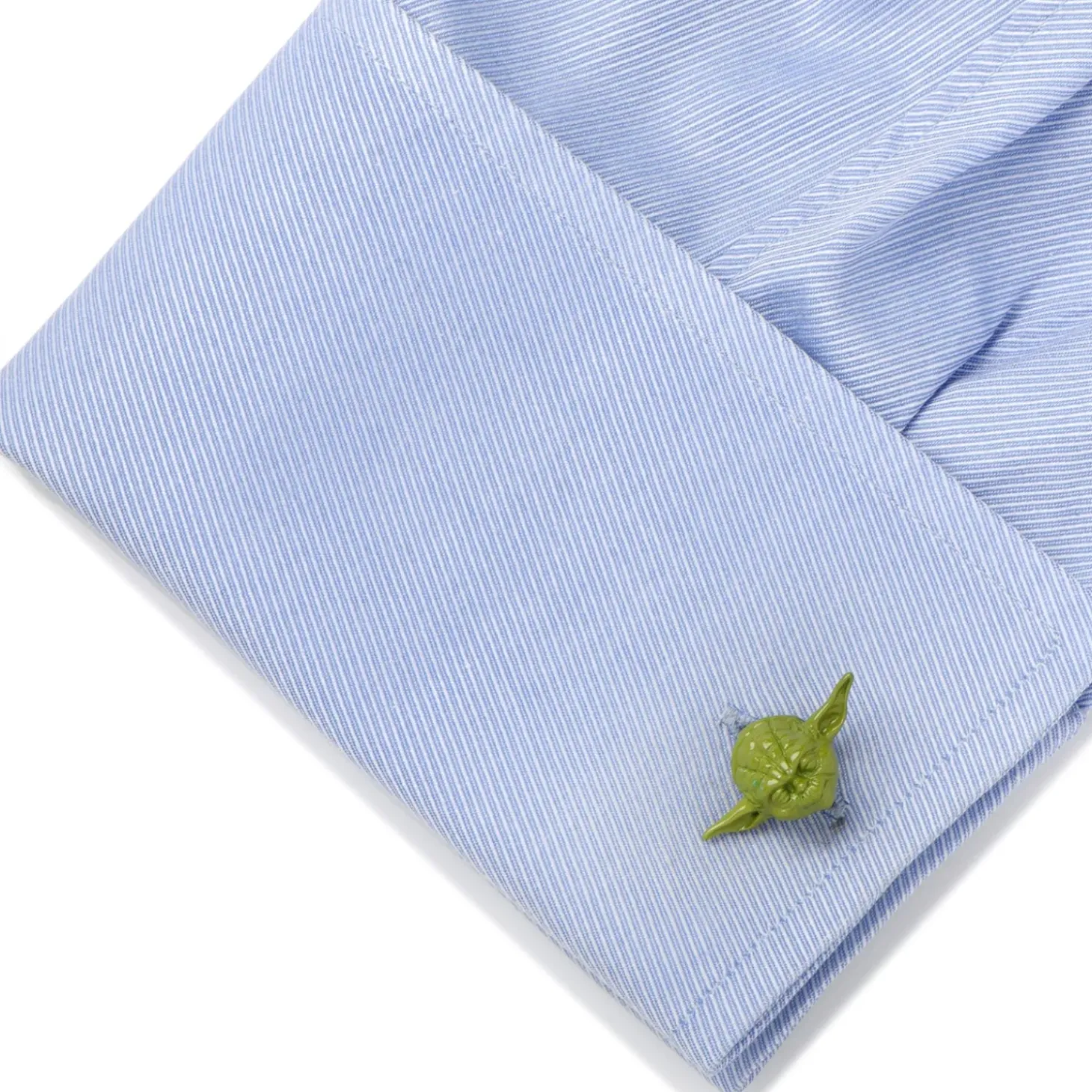 Star Wars 3D Green Yoda Head Cufflinks